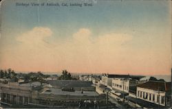 Birdseye View of Antioch, Cal, looking West Postcard