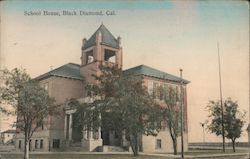 School House, Black Diamond Postcard