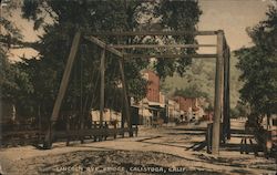 Lincoln Ave Bridge Calistoga, CA Postcard Postcard Postcard