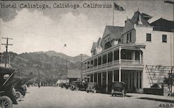 Hotel Calistoga California Postcard Postcard Postcard