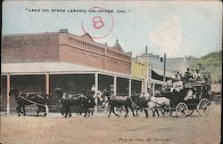 Lake Co. Stage Calistoga, CA Postcard Postcard Postcard