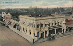 A View of Hanford, Cal. Postcard