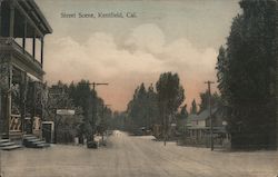 Street Scene Kentfield, CA Postcard Postcard Postcard