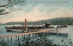 Steamer Tahoe at Emerald Bay Postcard