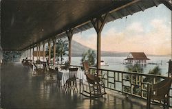 Lake Tahoe from Veranda of Casino, Tallac Postcard