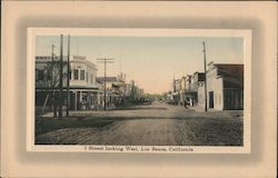 I Street looking West Postcard