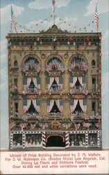 Winner of Prize Building Decorated - La Fiesta and Shriners Festival Los Angeles, CA Postcard Postcard Postcard