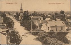 Fourth Street Looking West Postcard