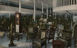 Section of S.G. King Co., Furniture Department Postcard