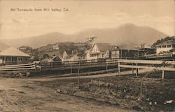 Mt. Tamalpais from Mill Valley, Cal. California Postcard Postcard Postcard