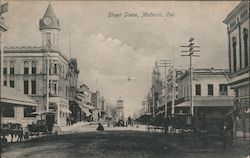 Street Scene Modesto, CA Postcard Postcard Postcard