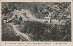 Napa County Exhibit, California State Fair. September 13th to 20th, 1913 Postcard