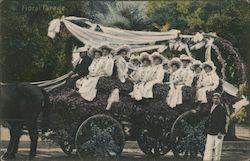 Floral Parade Los Angeles, CA Postcard Postcard Postcard