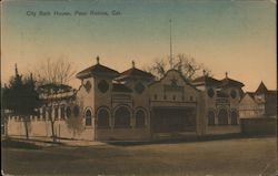 City Bath House Postcard