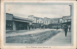 View of Washington Avenue Richmond, CA Postcard Postcard Postcard