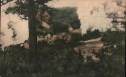 Panoramic View of The Big Geysers - Sonoma County Cloverdale, CA Postcard Postcard Postcard