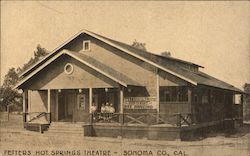 Fetters Hot Springs Theatre Sonoma, CA Postcard Postcard Postcard