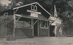 Zwickle's Resort, Fetters Springs Sonoma, CA Postcard Postcard Postcard