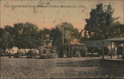 The Court at Oak Grove Villa in Sonoma County El Verano, CA Postcard Postcard Postcard