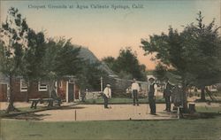 Croquet Grounds, Agua Caliente Springs Postcard