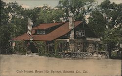 Club House in Sonoma County Postcard