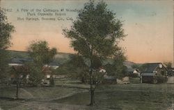 A Few of the Cottages at Woodleaf Park Opposite Boyes Hot Springs California Postcard Postcard Postcard