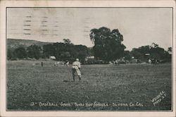 Baseball Game Boyes Hot Springs, CA Postcard Postcard Postcard