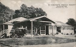 B. Cabanot's French Resort Sonoma Co. Boyes Hot Springs, CA Postcard Postcard Postcard