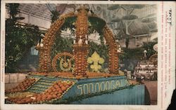 Display at the Cloverdale Citrus Fair 1904 Postcard