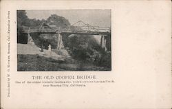 The Old Cooper Bridge Sonoma, CA Postcard Postcard Postcard