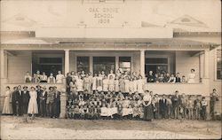 Pupils at Oak Grove School, 1911 Postcard