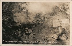 The Devil's Tea Kettle - At the Geysers Postcard