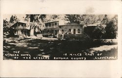 The Geysers Hotel Sonoma County Postcard