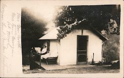 A Tent House at Burke's Sanitorium Postcard