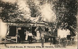 The Club House at El Verano Villa California Postcard Postcard Postcard