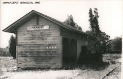 NWP/SP Depot, 1940 Verano, CA Postcard Postcard Postcard