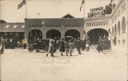 Main Entrance of Boyes Hot Springs Postcard