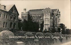 Administration Building and Girl's Wing Eldridge, CA Postcard Postcard Postcard