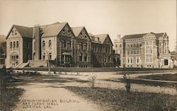 Administration Building and Judah Hall Eldridge, CA Postcard Postcard Postcard