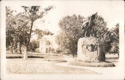 Raising of the Bear Flag Monument Postcard