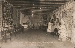 Colonial room, Art and Loan exhibit, Old Mission Sept 8th & 9th 1912 Postcard