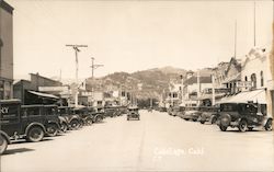 Main Street Calistoga, CA Postcard Postcard Postcard