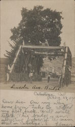 Lincoln Avenue Bridge Calistoga, CA Postcard Postcard Postcard