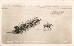 Grand Review, 40th Division, Camp Kearny, March 9th, 1918 Postcard