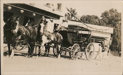 Wells Fargo Stage Coach Postcard