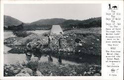 Pay Dirt' Gold Mining California Postcard Postcard Postcard