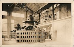 Interior View, Copco Two Power House Postcard