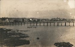 Crescent City and Pier California Postcard Postcard Postcard