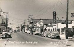 Westwood View on Second Street Crescent City, CA Postcard Postcard Postcard