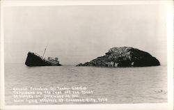 General Petroleum Oil Tanker "Emidio" Crescent City, CA Postcard Postcard Postcard